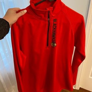 Chicago Blackhawks half zip.